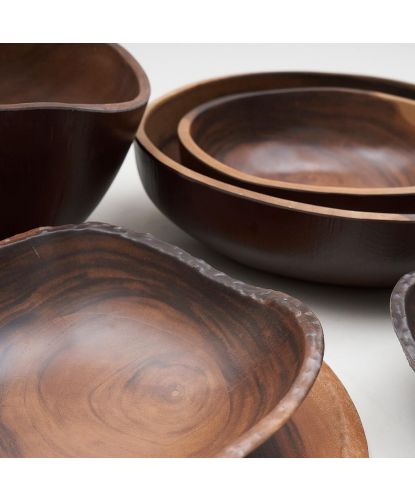 Блюдо 15,5*1,7 см круглое African Wood 2 пластик меламин P.L. Proff Cuisine (3)