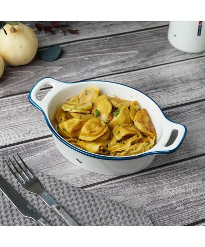 Блюдо овальное 25*16,1 см h5,5 см 880 мл с ручками Bakery Fusion P.L. Proff Cuisine [2] (3)