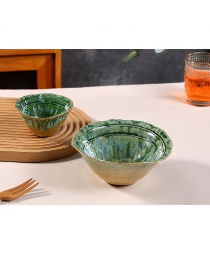 Салатник 500 мл 17*16,5 см h7,5 см Green Flower Frutti di Mare P.L. [1] (2)