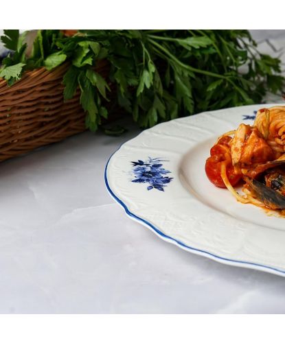 Тарелка d 30,6 см h2,4 см Blue Flower P.L. Proff Cuisine [6] (7)