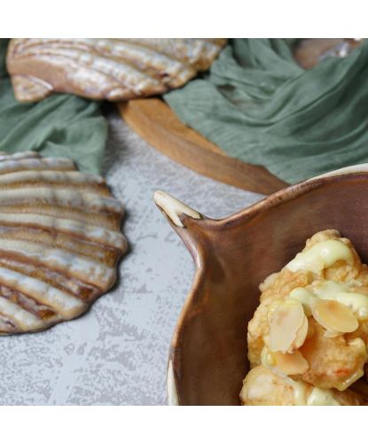 Салатник 100 мл 13*13 см h8,5 см Pearl Shell Frutti di Mare P.L. [1] (16)