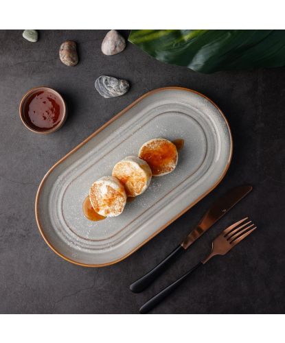 Блюдо овальное 30*16,5 см h3 см Evolution Mont Blanc P.L. Proff Cuisine [3] (8)