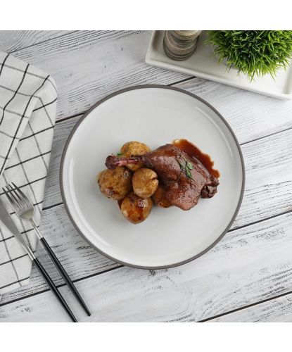 Тарелка d 27 см Evolution Blanc P.L. Proff Cuisine [1] (4)