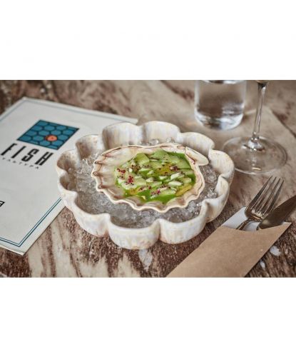 Салатник 650 мл d 20,5 см h5 см Pearl Shell Frutti di Mare P.L. [4] (11)