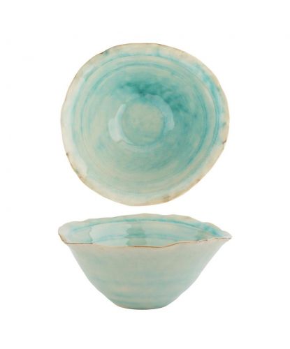 Салатник 450 мл 17*16,5 см h7,5 см Sea Blue Flower Frutti di Mare P.L. [1] (4)