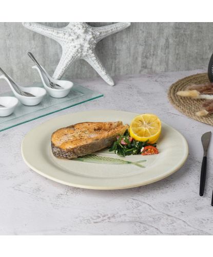 Тарелка d 27,3 см h2 см Green Fish Gray Frutti di Mare P.L. [6] (5)