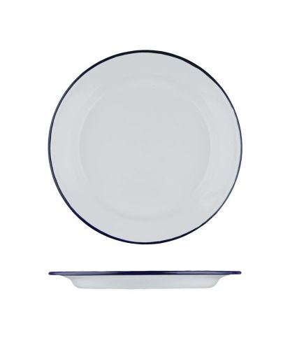 Тарелка d 26 см h2,3 см Blue Rim эмалированая сталь SUNNEX [1] (2)