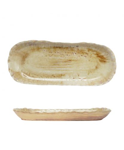 Блюдо прямоугольное 35*14 см h3,5 см 630 мл Pearl Sea Stone Frutti di Mare P.L. [4] (2)