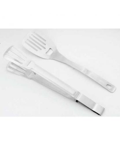 Щипцы универсальные 35,5 см + лопатка нерж. P.L. Proff Cuisine (2)