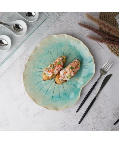 Блюдо для подачи 27,5*22,5 см h2,5 см Sea Blue Frutti di Mare P.L. [1] (6)