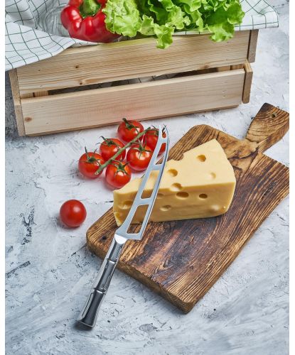 Нож кухонный "Samura Bamboo" для сыра 135 мм (2)