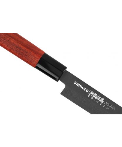 Нож для суши "Samura OKINAWA Stonewash" Янагиба 270 мм, Палисандр (2)