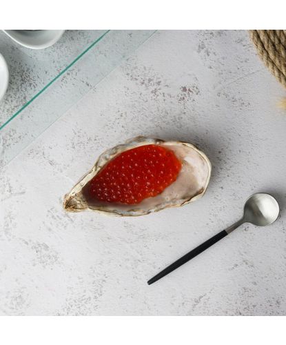 Блюдо для подачи 12,6*6,6 см h3,2 см 15 мл Pearl Shell Frutti di Mare P.L. [1] (7)