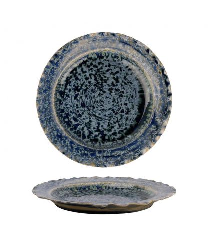 Тарелка d 28,5 см h3,5 см Frosty Velvet Northern Blue Frutti di Mare P.L. [1] (2)