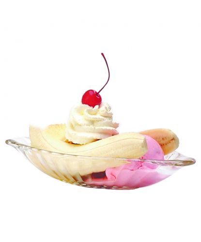 Креманка 310 мл "Banana Split" 24*10 см h3 см стекло Ocean [6] (8)