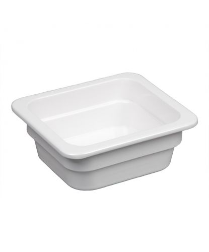Гастроемкость 1/6 h65 мм пластик меламин 174*159*65 мм 1 л White P.L. Proff Cuisine (2)