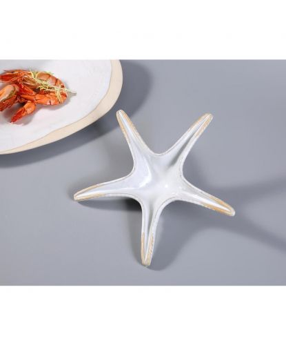 Блюдо для подачи 24 см h6 см Звезда Gray Starfish Frutti di Mare P.L. [1] (2)