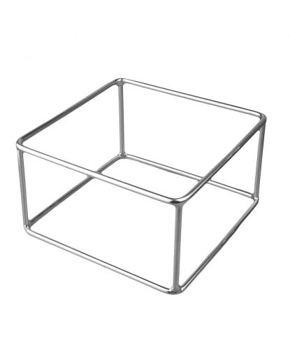 Подставка фуршетная стойка 18*18 см h10 см квадрат прут нерж. P.L. Proff Cuisine (3)