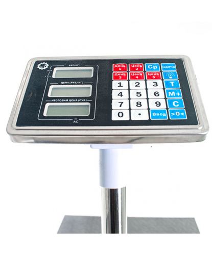 Напольные торговые весы 1000кг/500гр Foodatlas ВТН-1000 (10)