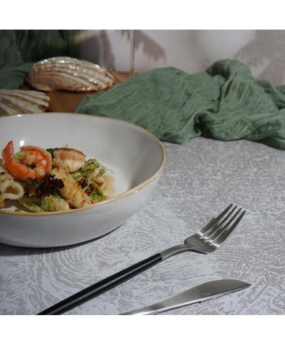 Салатник 1100 мл d 21,5 см h5,5 см Gray Frutti di Mare P.L. [6] (22)