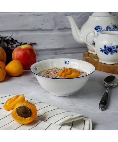 Салатник 400 мл d 14 см h5,8 см Blue Flower P.L. Proff Cuisine [6] (6)