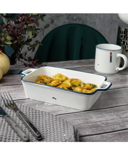 Блюдо прямоугольное 26,7*14,7 см h5,5 см 1050 мл с ручками Bakery Fusion P.L. Proff Cuisine [2] (4)