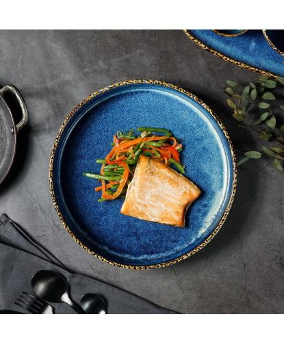 Тарелка с бортом d 26 см h4,8 см 1500 мл Aqua Blue P.L. Proff Cuisine [6] (4)