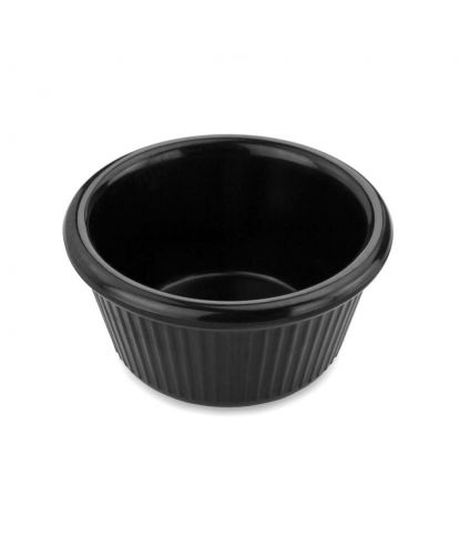 Соусник  80 мл d 7,9 см h4 см круглый пластик черный P.L. Proff Cuisine (2)