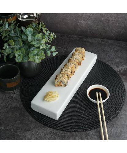 Блюдо прямоугольное 33*10 см h4 см White Matt Panasia P.L. Proff Cuisine [1] (2)