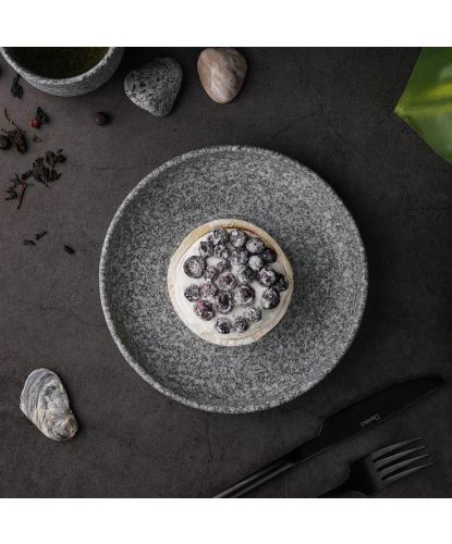 Тарелка с бортом d 17,5 см h2,8 см Stone Untouched Taiga P.L. Proff Cuisine [1] (7)