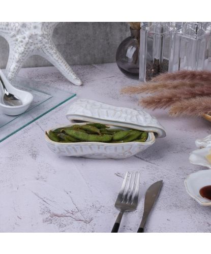 Блюдо для подачи 15*5,9 см h7/3,5 см 130 мл Groundnut Gray Frutti di Mare P.L. [1] (4)