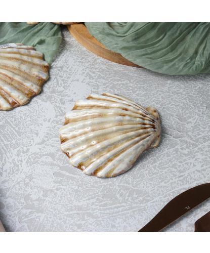 Блюдо для подачи 13*12 см h3 см 50 мл Pearl Shell Frutti di Mare P.L. [1] (15)