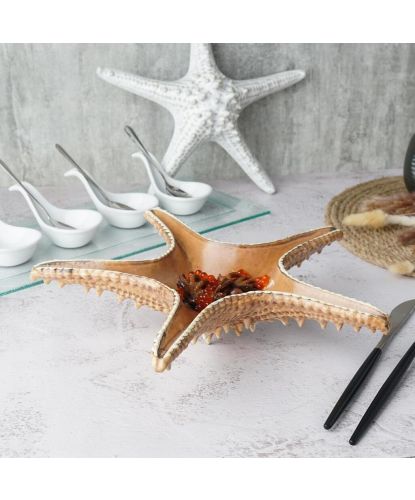 Блюдо для подачи 28*28 см h6 см 100 мл Звезда Pearl Starfish Frutti di Mare P.L. [1] (19)