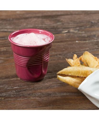 Чашка 90 мл сиреневая d 6,4 см h6 см мятая для эспрессо Barista (Бариста) P.L. Proff Cuisine [6] (2)
