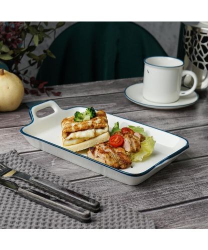 Блюдо прямоугольное 28,7*16,4 см h2,8 см 560 мл с ручками Bakery Fusion P.L. Proff Cuisine [6] (4)