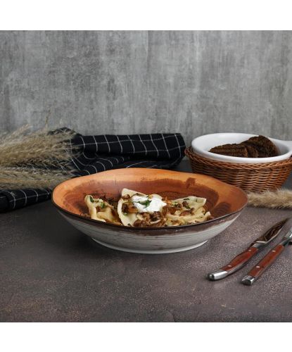 Салатник 1100 мл d 23 см h5,1 см Wood Fusion P.L. Proff Cuisine [4] (4)