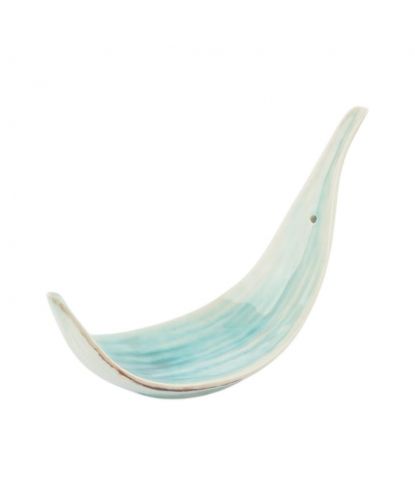 Блюдо для подачи 21*7,4 см h13,5 см Sea Blue Leaf Frutti di Mare P.L. [1] (2)