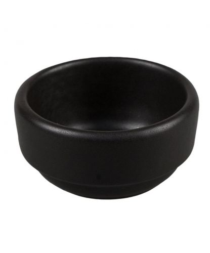 Соусник 50 мл d 6,7 см h3,4 см круглый Smooth Black Raw Stellar P.L. Proff Cuisine [10] (2)