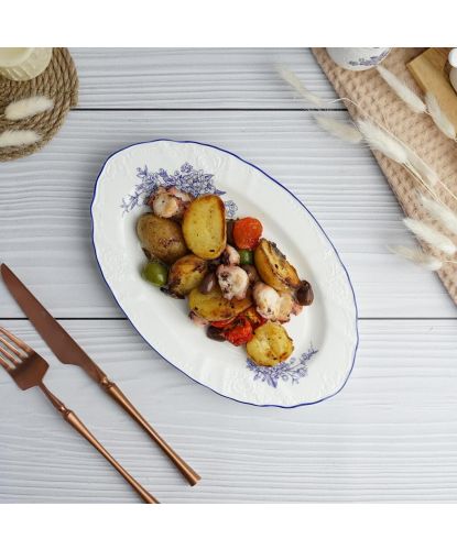 Блюдо овальное 25,2*15,9 см h1,5 см Sea Flower P.L. Proff Cuisine [1] (5)