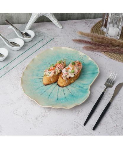 Блюдо для подачи 27,5*22,5 см h2,5 см Sea Blue Frutti di Mare P.L. [1] (4)