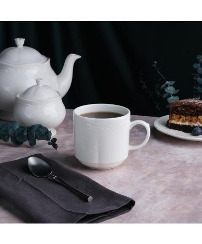 Кружка 300 мл белая d 8,6 h8,5 см Aristocrat Stackable Noble [6] (3)