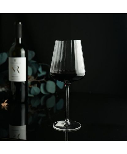 Бокал для вина 580 мл "Optical" d 9,5 см h23,5 см P.L. - BarWare [6] (6)