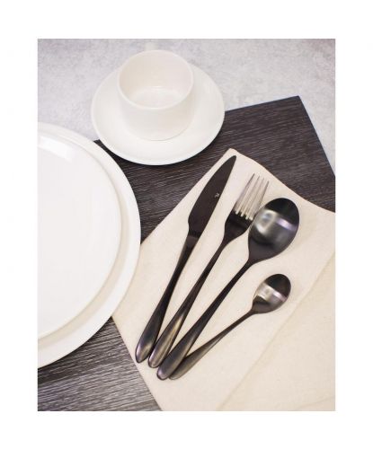 Вилка столовая 21,5 см матовый черный PVD Alessi-Black P.L. [12] (7)