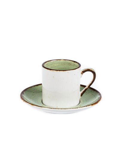 Кофейная пара 80 мл d 5,4 см h5,6 см Blue Lake Fusion P.L. Proff Cuisine [6] (7)