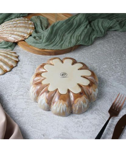 Салатник 650 мл d 20,5 см h5 см Pearl Shell Frutti di Mare P.L. [4] (24)