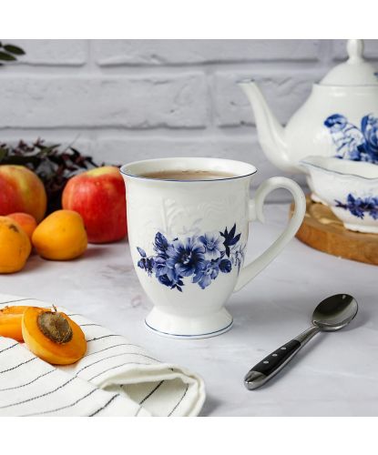 Кружка 340 мл d 8,9 см h10,6 см Blue Flower P.L. Proff Cuisine [6] (2)