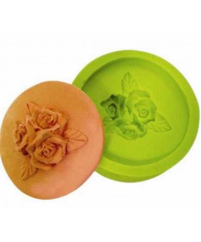 Форма кондитерская "Розы" d 7*2 см (3,5 см) силикон P.L. (2)