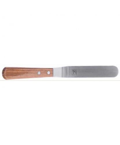 Лопатка кондитерская 30 см изогнутая нерж. с дерев. ручкой P.L. Proff Cuisine (2)