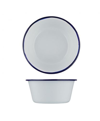 Салатник 2250 мл d 20,5 см h10 см Blue Rim эмалированая сталь SUNNEX [1] (2)