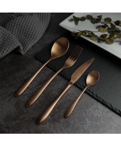 Нож столовый 23,5 см матовая медь PVD Alessi-Copper P.L. [12] (6)